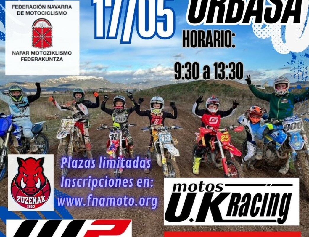 CURSO MX URBASA, PARA JUVENILES, CADETES Y JUNIORS