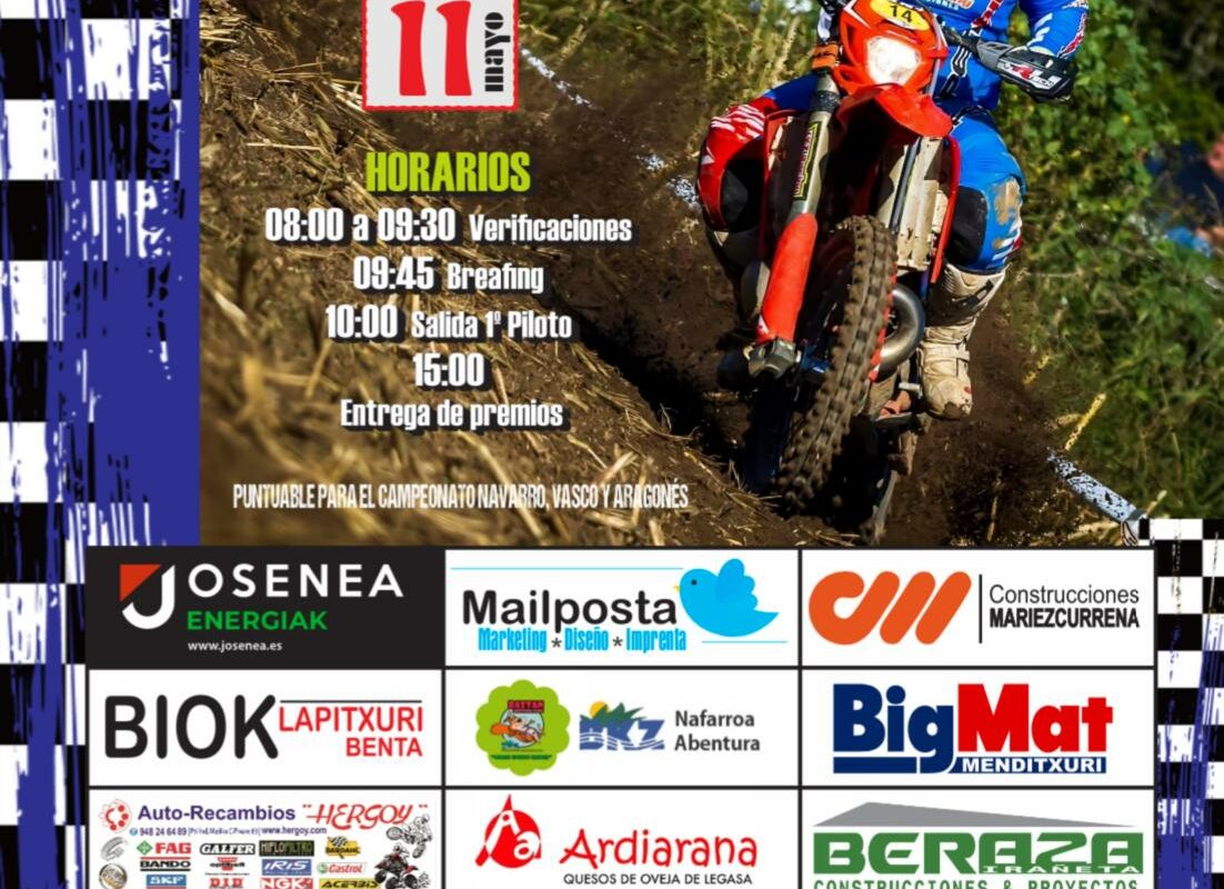 ENDURO BERTIZARANA 11/05/25 CIERRE DE INSCRIPCIONES