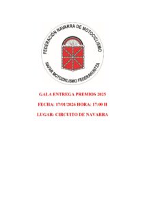 GALA ENTREGA TROFEOS 2025