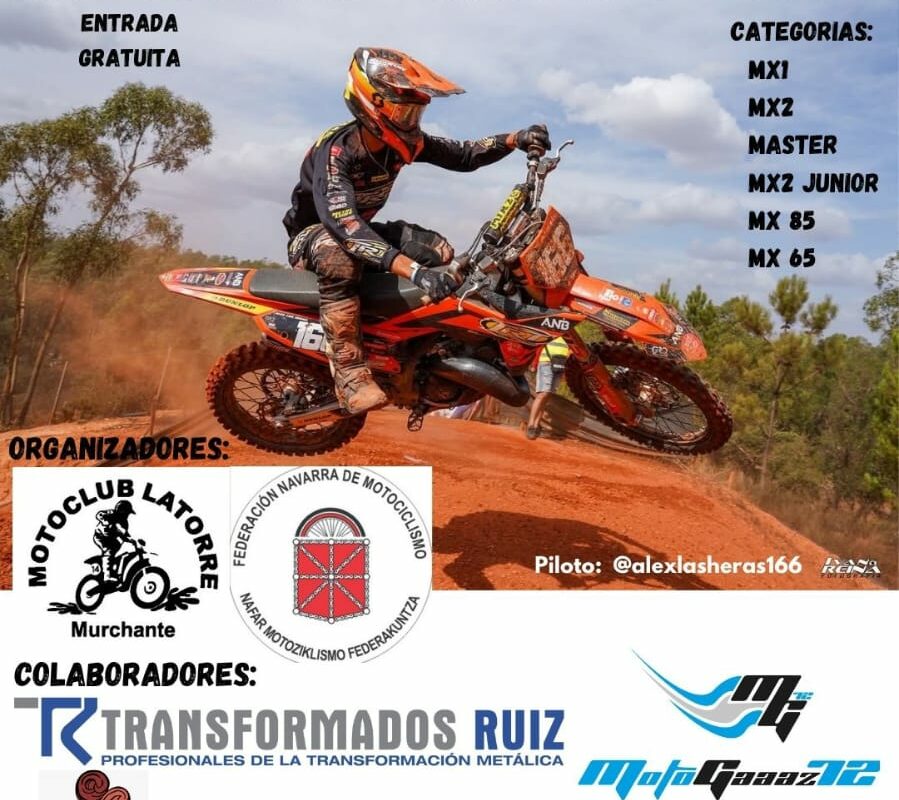 MOTOCROSS DE MURCHANTE, POR FIN SE CELEBRA EL 24/05/26